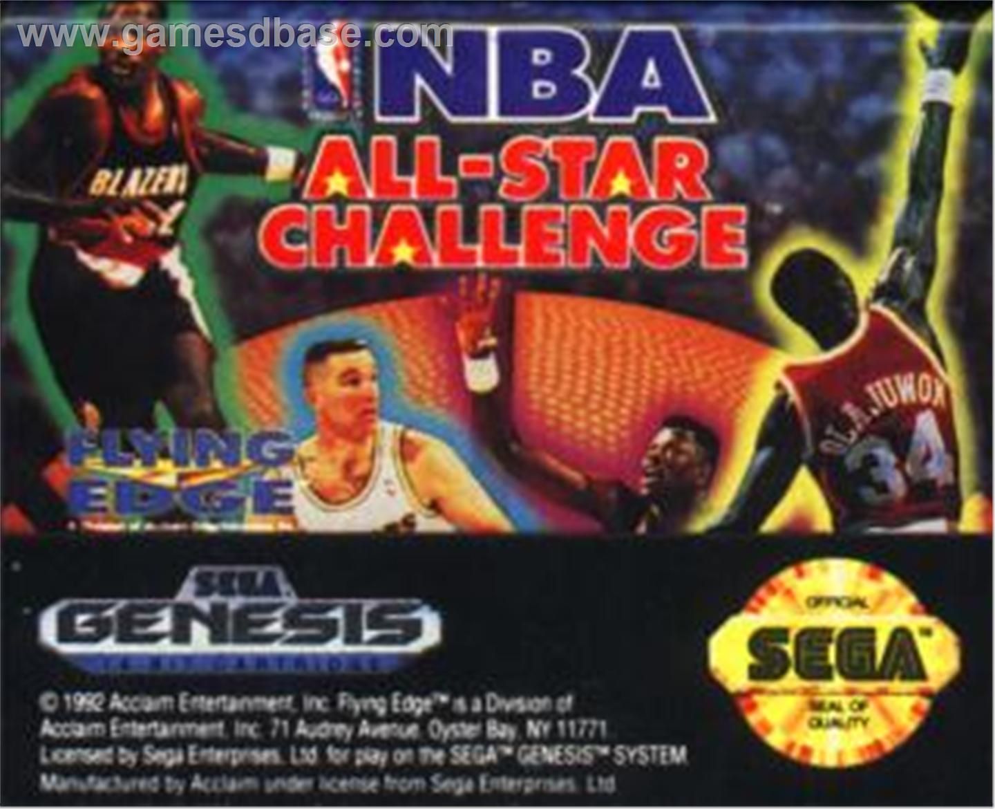 NBA AllStar Challenge (USA) Game Cover